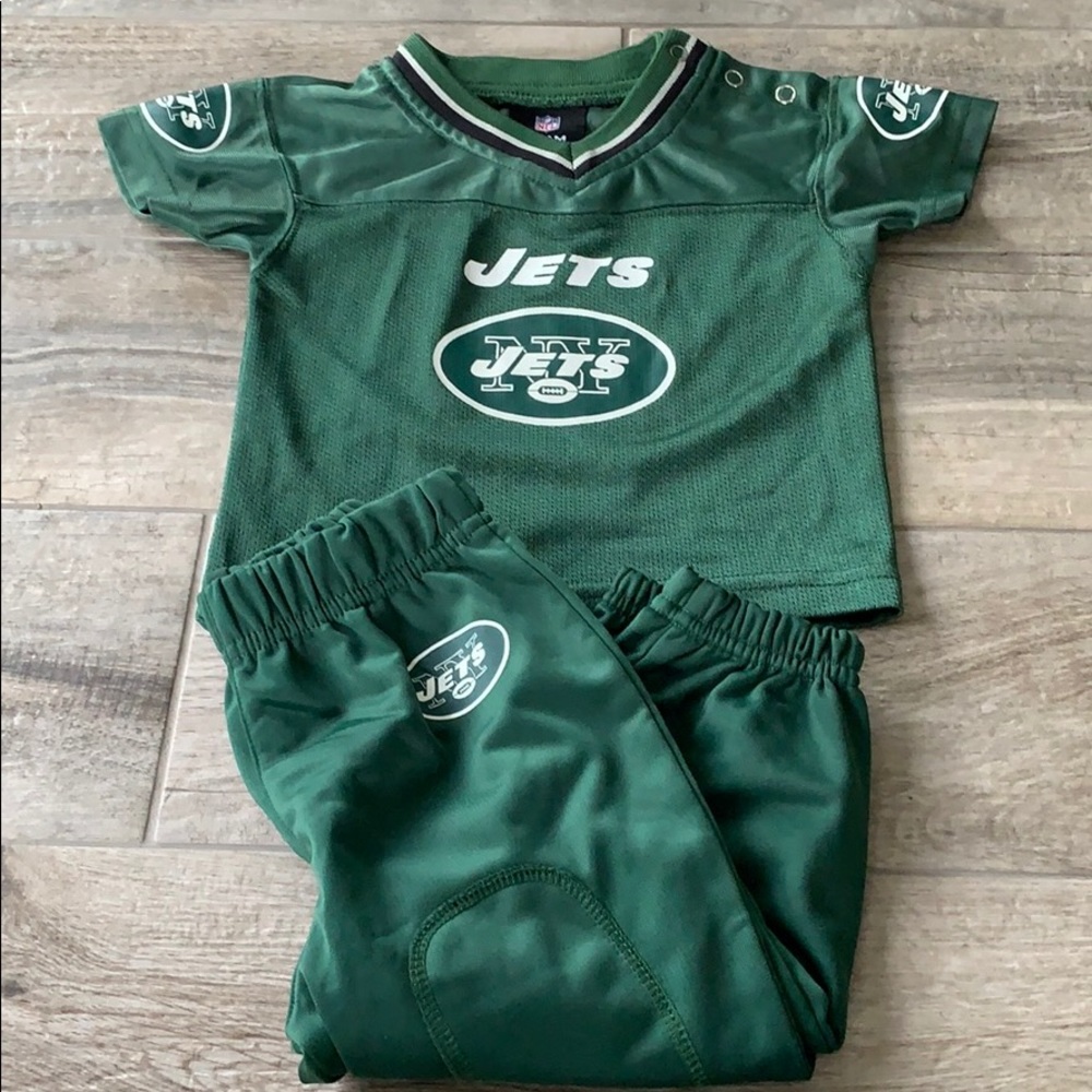 NFL Reebok JETS 2 piece set m, sz 18 mos